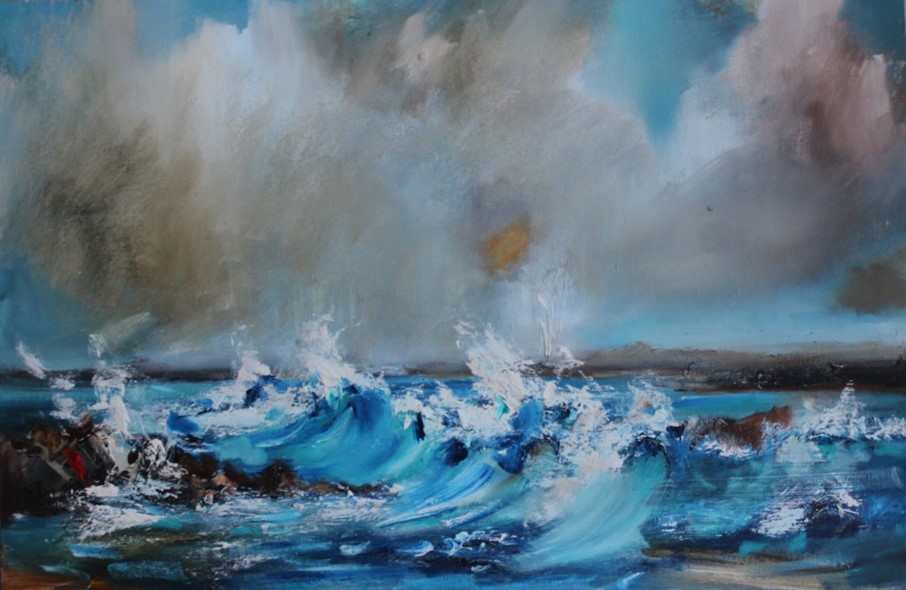 'The West Coast Surf' by artist Rosanne Barr